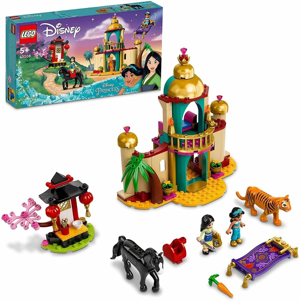 LEGO Disney Princess Jasmine and Mulan's Adventure 6378999/43208