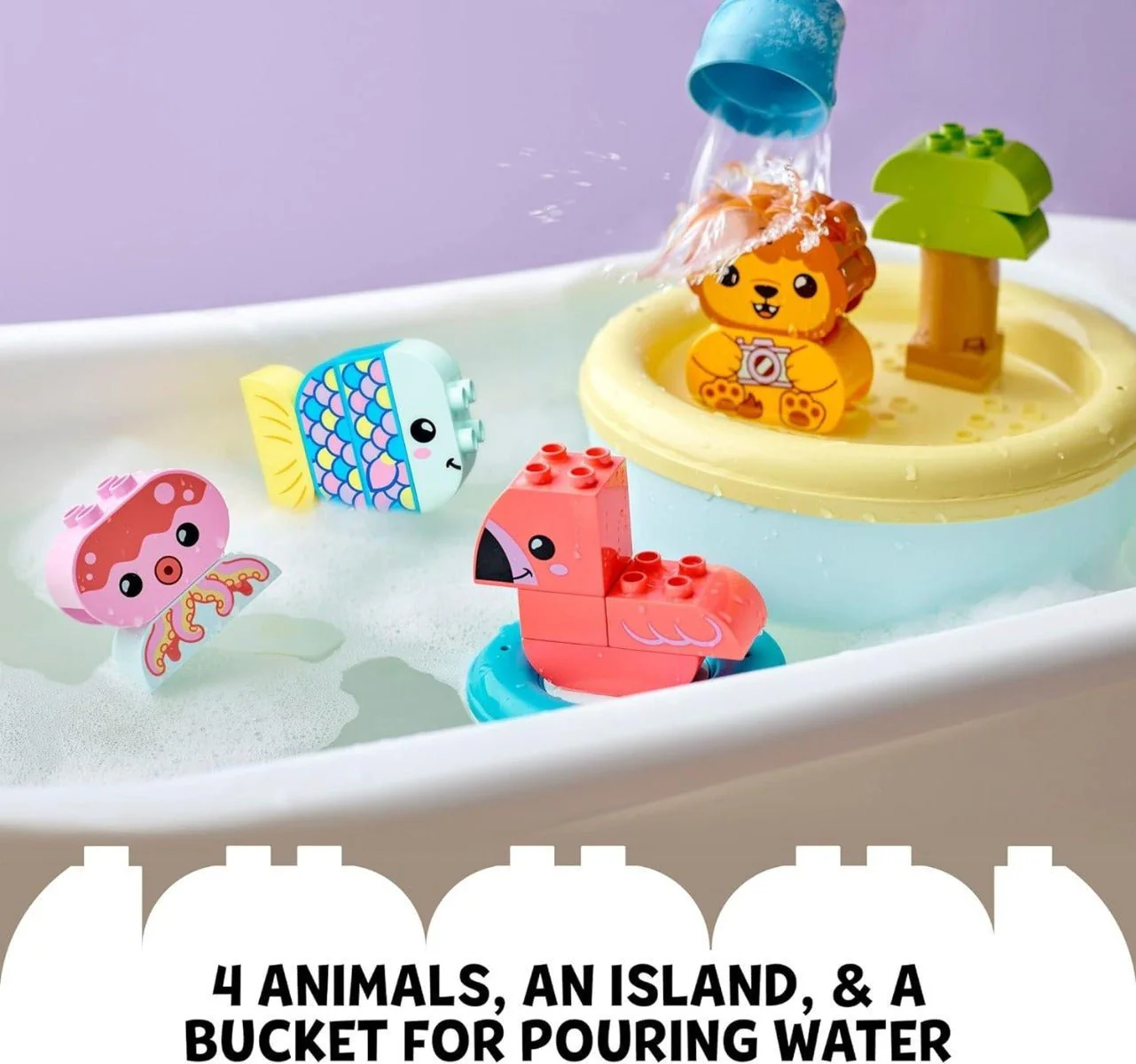 LEGO Duplo Bath Time Fun: Floating Animal Island 6379252/10966 - Image 3