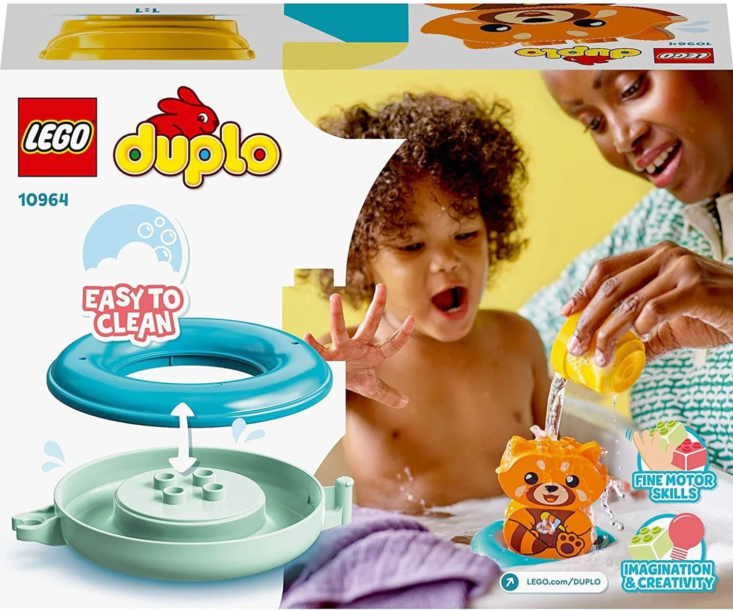 LEGO Duplo Bath Time Fun Floating Red Panda 10964 - Image 4