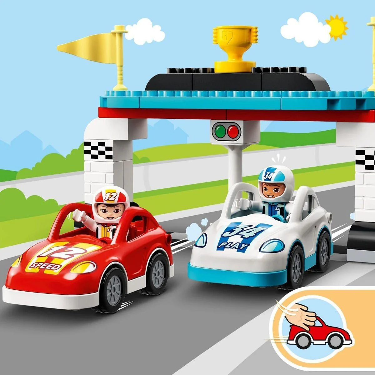 LEGO Duplo Race Cars Set 6332208/10947 - Image 5