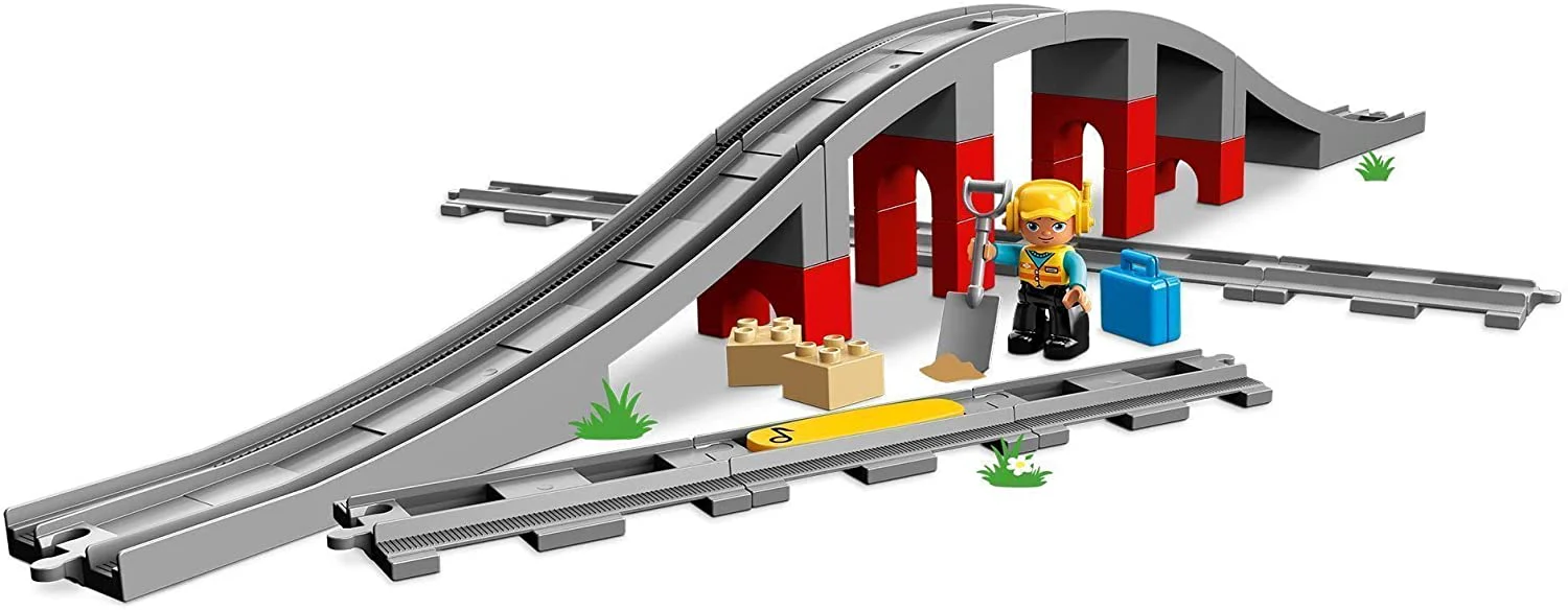 LEGO Duplo Train Bridge and Tracks 6213748/10872 - Image 2