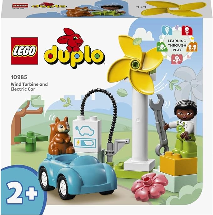 LEGO Duplo Wind Turbine And Electric Car - Image 6