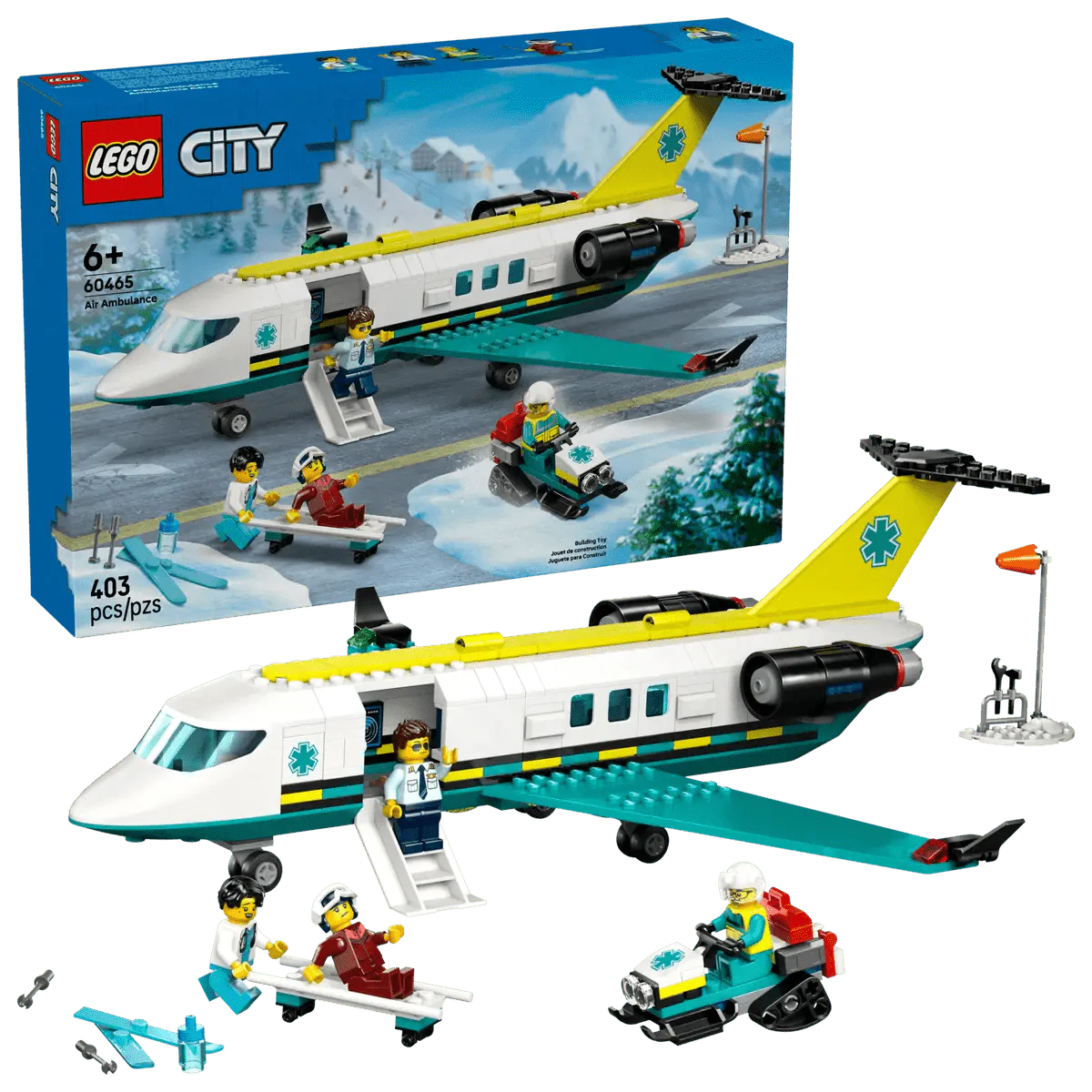 LEGO Emergency Air Ambulance Airplane 60465
