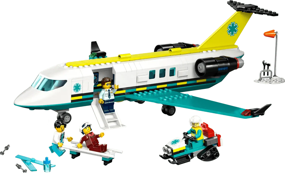 LEGO Emergency Air Ambulance Airplane 60465 - Image 2