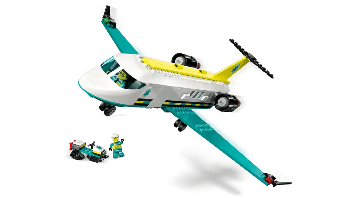 LEGO Emergency Air Ambulance Airplane 60465 - Image 3