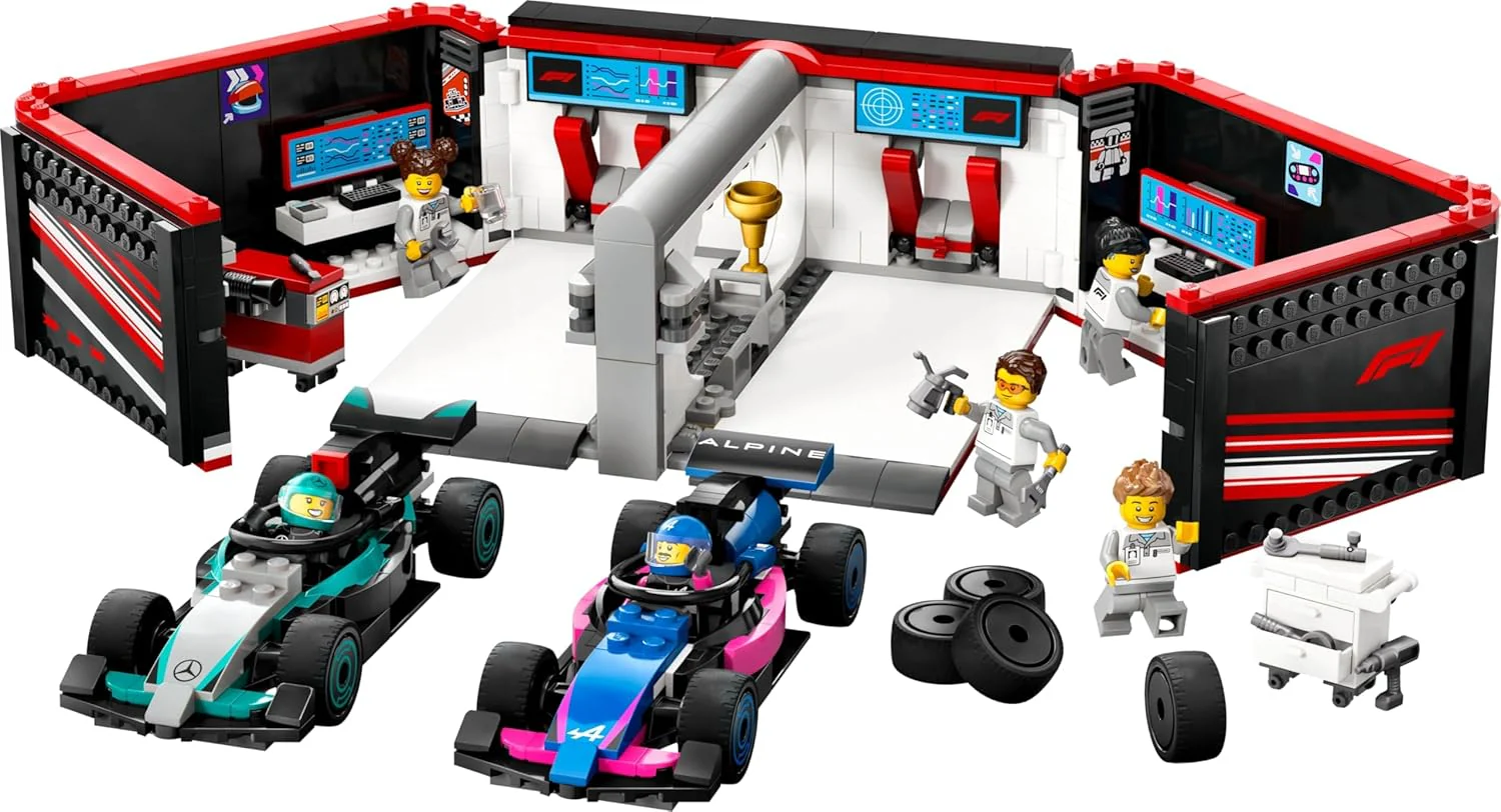 LEGO F1 Garage & Mercedes-AMG & Alpine Cars 60444 - Image 9