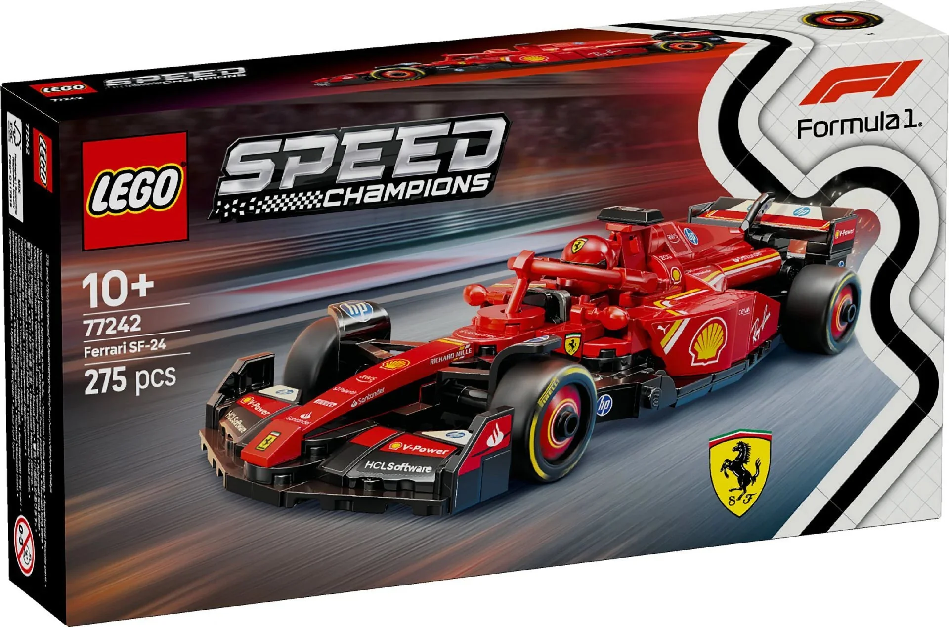 LEGO Ferrari Sf-24 F1 Race Car 77242 - Image 2