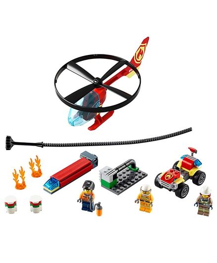 Lego Fire Helicopter Response