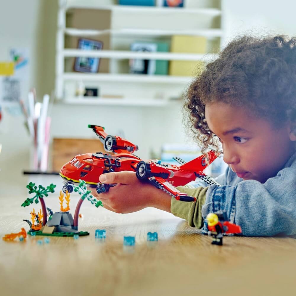Lego Fire Rescue Plane Building Playset - Image 2