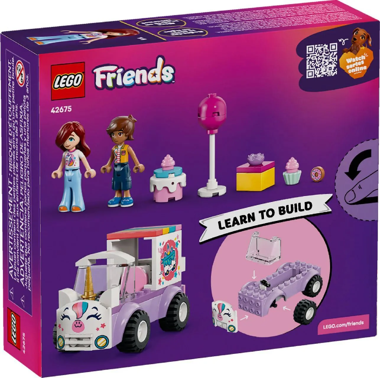 LEGO Friends Unicorn Cake Delivery Car 42675