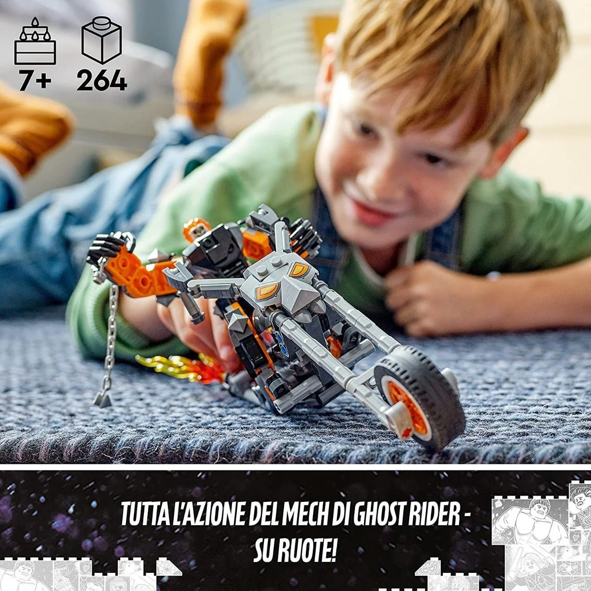 LEGO Ghost Rider Mech & Bike 6427723/76245 - Image 2