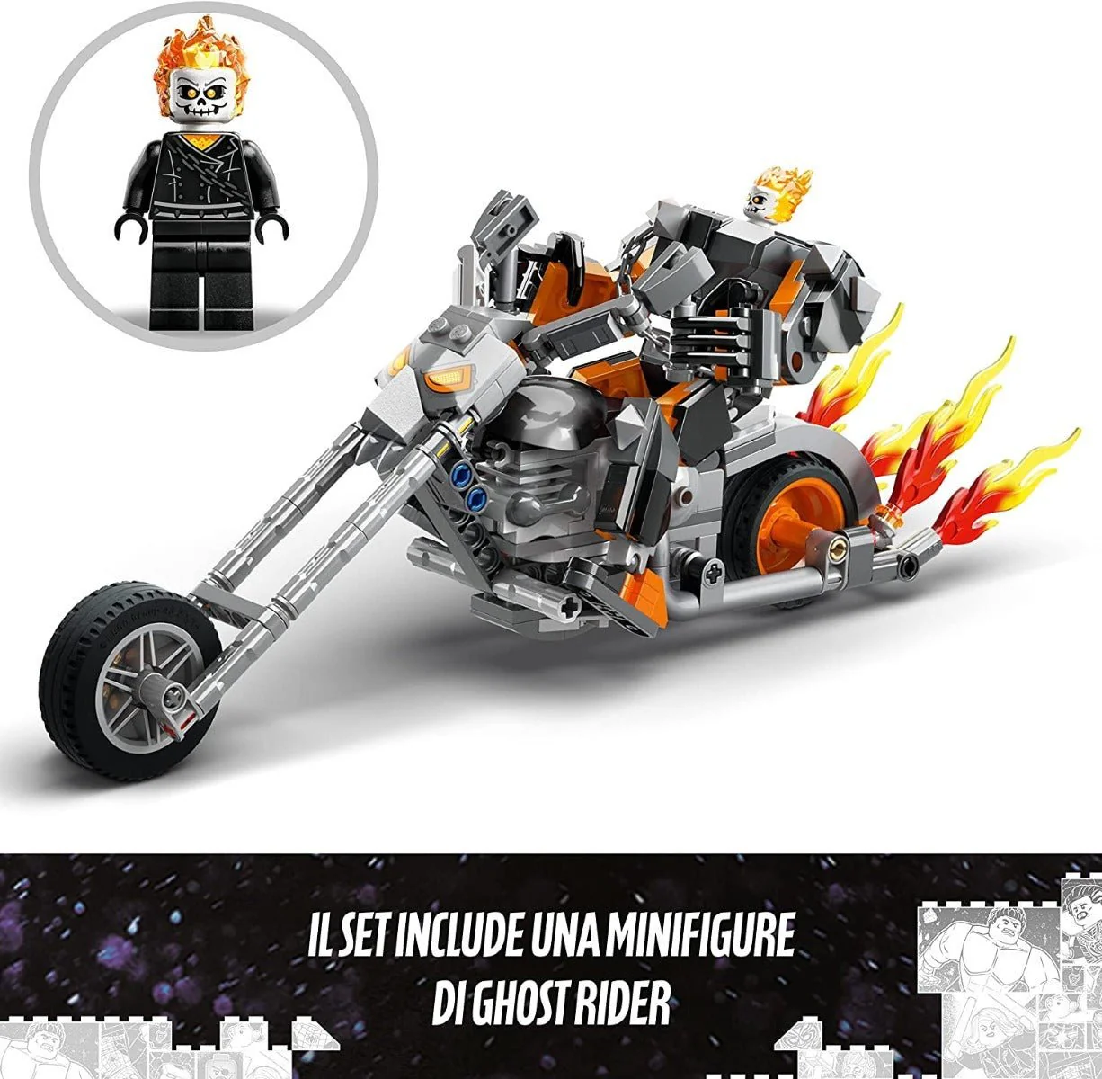 LEGO Ghost Rider Mech & Bike 6427723/76245 - Image 3