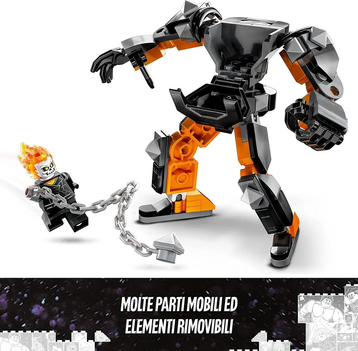 LEGO Ghost Rider Mech & Bike 6427723/76245 - Image 4
