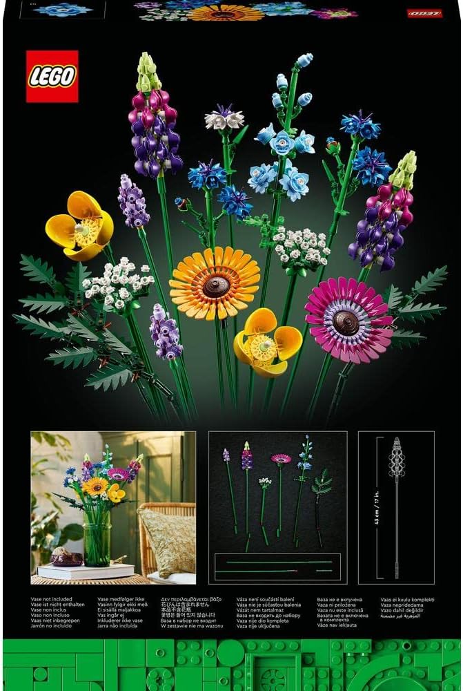 LEGO Icons Wildflower Bouquet 6426495/10313 - Image 2