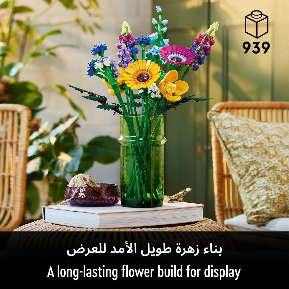 LEGO Icons Wildflower Bouquet 6426495/10313 - Image 7