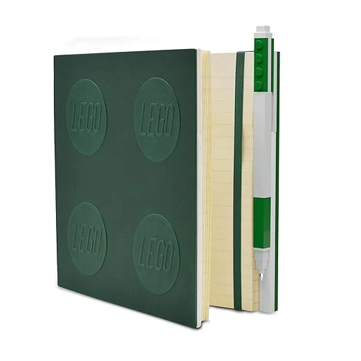 LEGO IQ Locking Notebook With Gel Pen Green IQ-53566