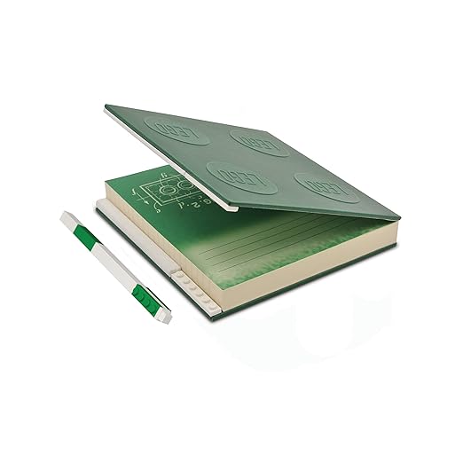 LEGO IQ Locking Notebook With Gel Pen Green IQ-53566 - Image 3