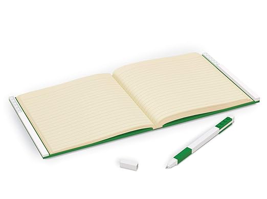 LEGO IQ Locking Notebook With Gel Pen Green IQ-53566 - Image 4