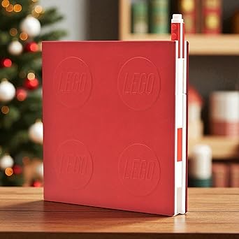 LEGO IQ Locking Notebook With Gel Pen Red IQ-53564 - Image 2