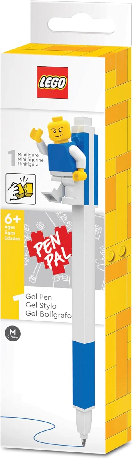 LEGO IQ Pen Pal Gel Pen With Minifigure Blue IQ-52600