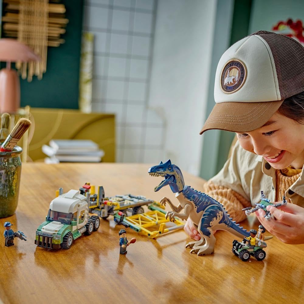 Lego Jurassic World Dinosaur Missions Allosaurus Transport Truck 76966 - Image 3