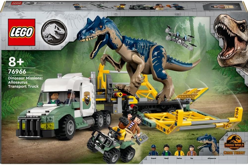 Lego Jurassic World Dinosaur Missions Allosaurus Transport Truck 76966 - Image 4