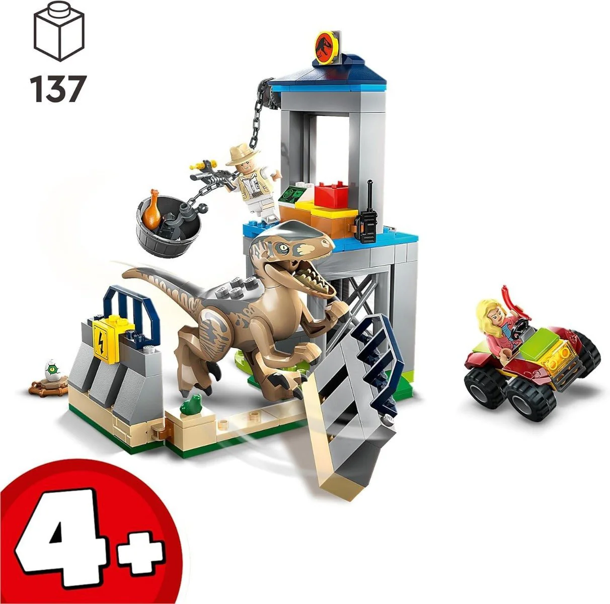 LEGO Jurassic World Velociraptor Escape 76957/6427966 - Image 2