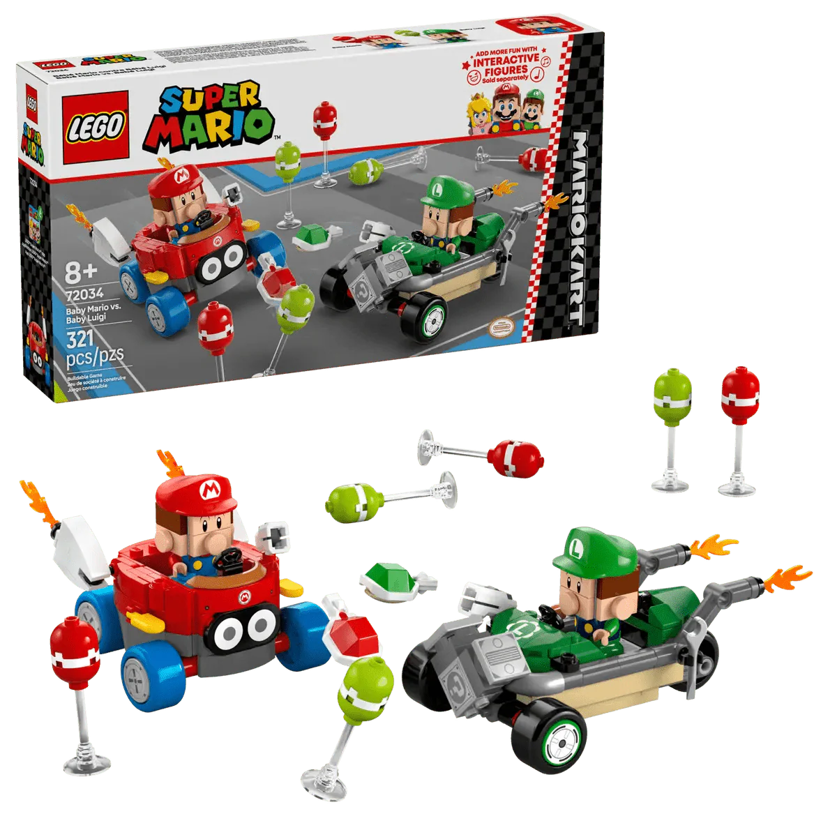 LEGO Mario Kart – Baby Mario VS Baby Luigi 6526945/72034 - Image 3