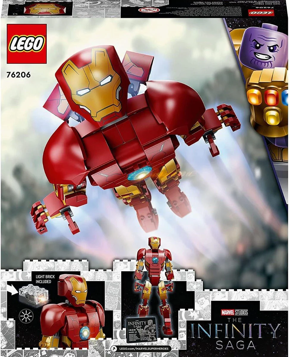 LEGO Marvel Avengers Iron Man Figure 76206 - Image 4
