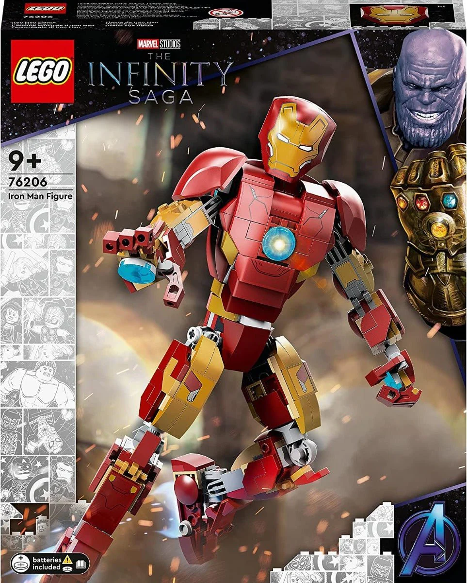 LEGO Marvel Avengers Iron Man Figure 76206 - Image 5