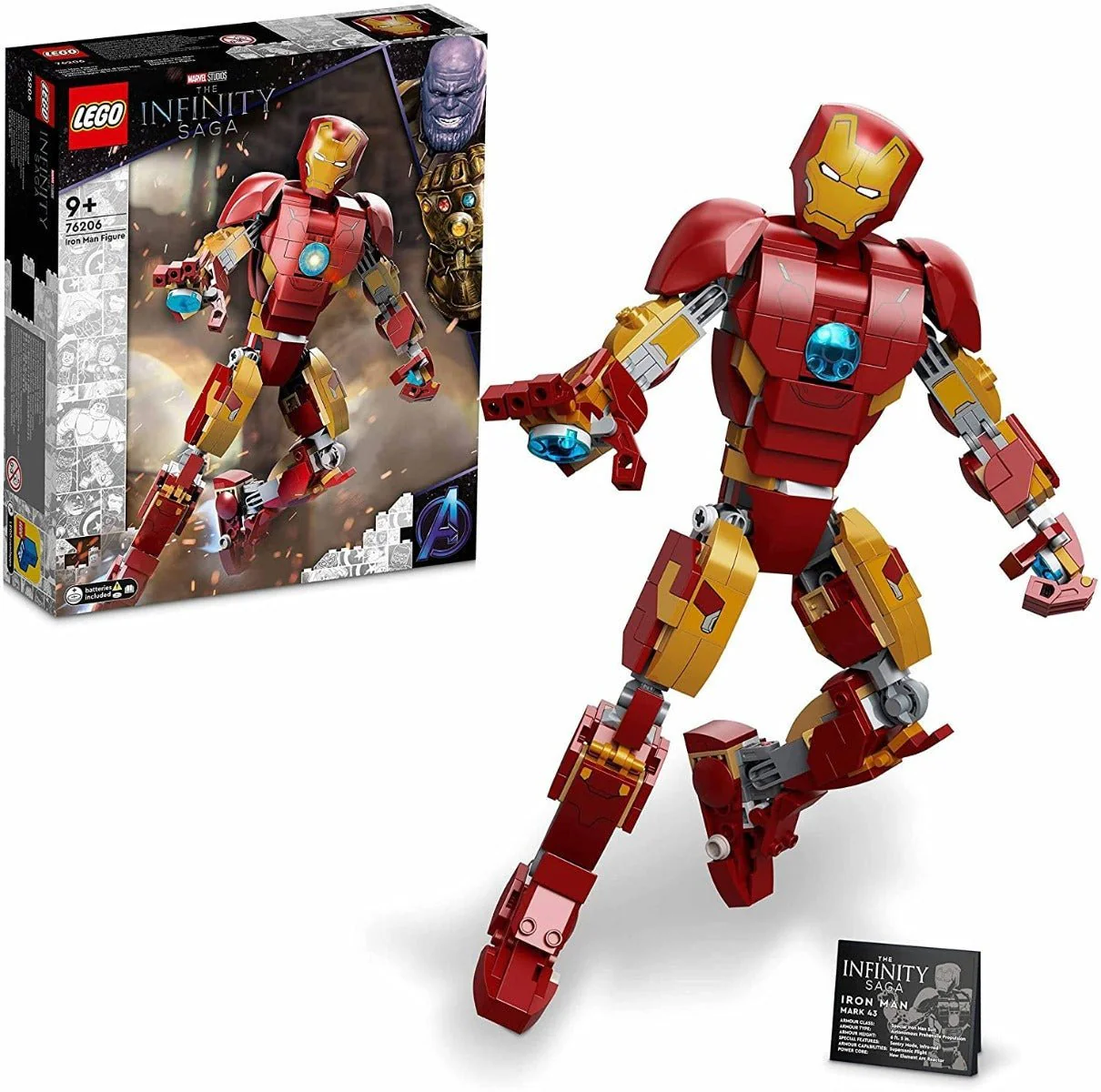 LEGO Marvel Avengers Iron Man Figure 76206 - Image 6