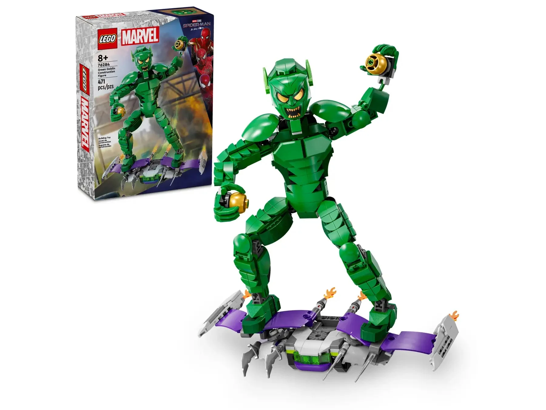 LEGO Marvel Green Goblin Construction Figure