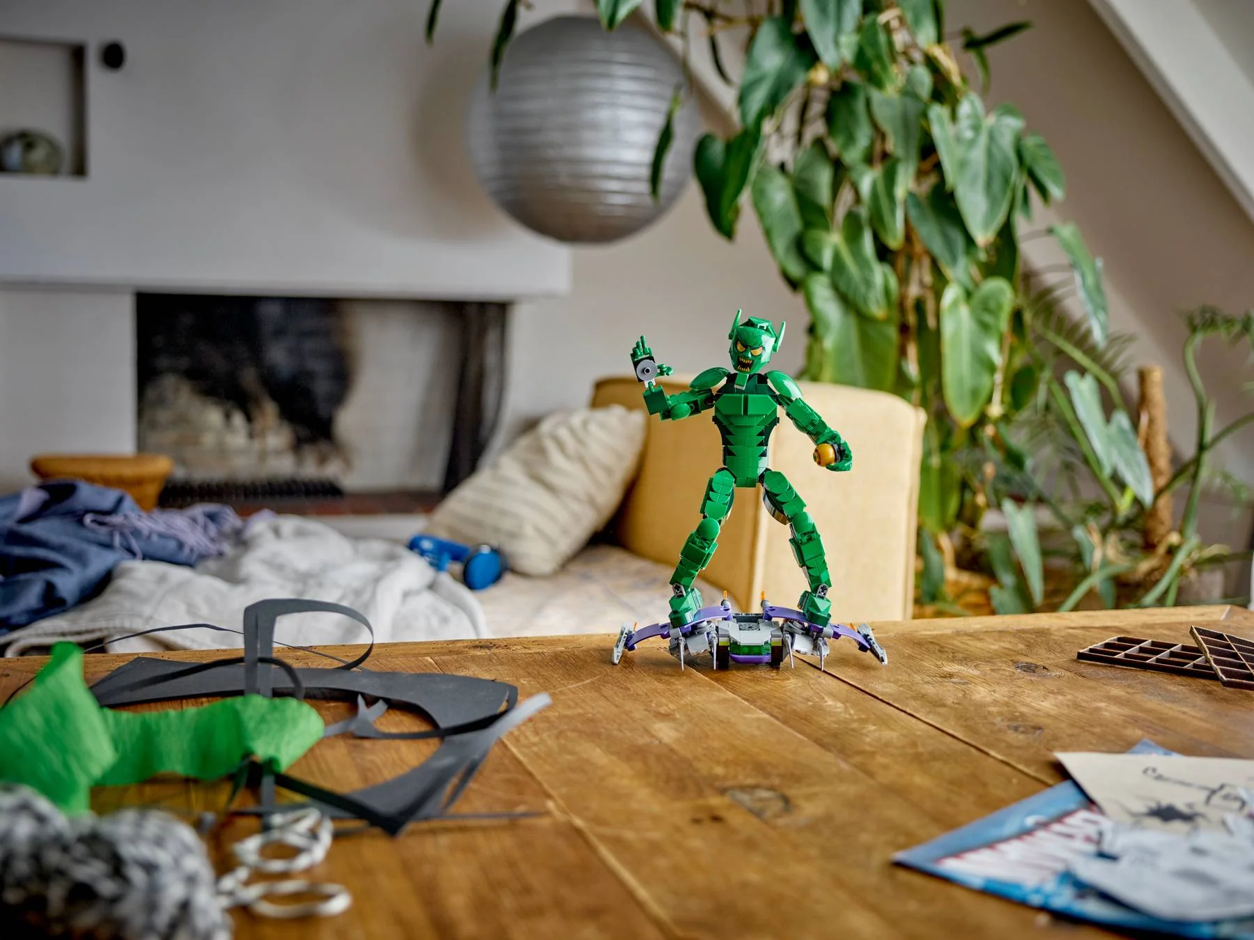 LEGO Marvel Green Goblin Construction Figure - Image 10