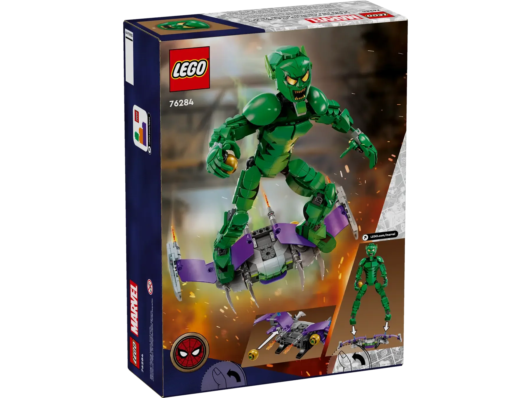 LEGO Marvel Green Goblin Construction Figure - Image 2