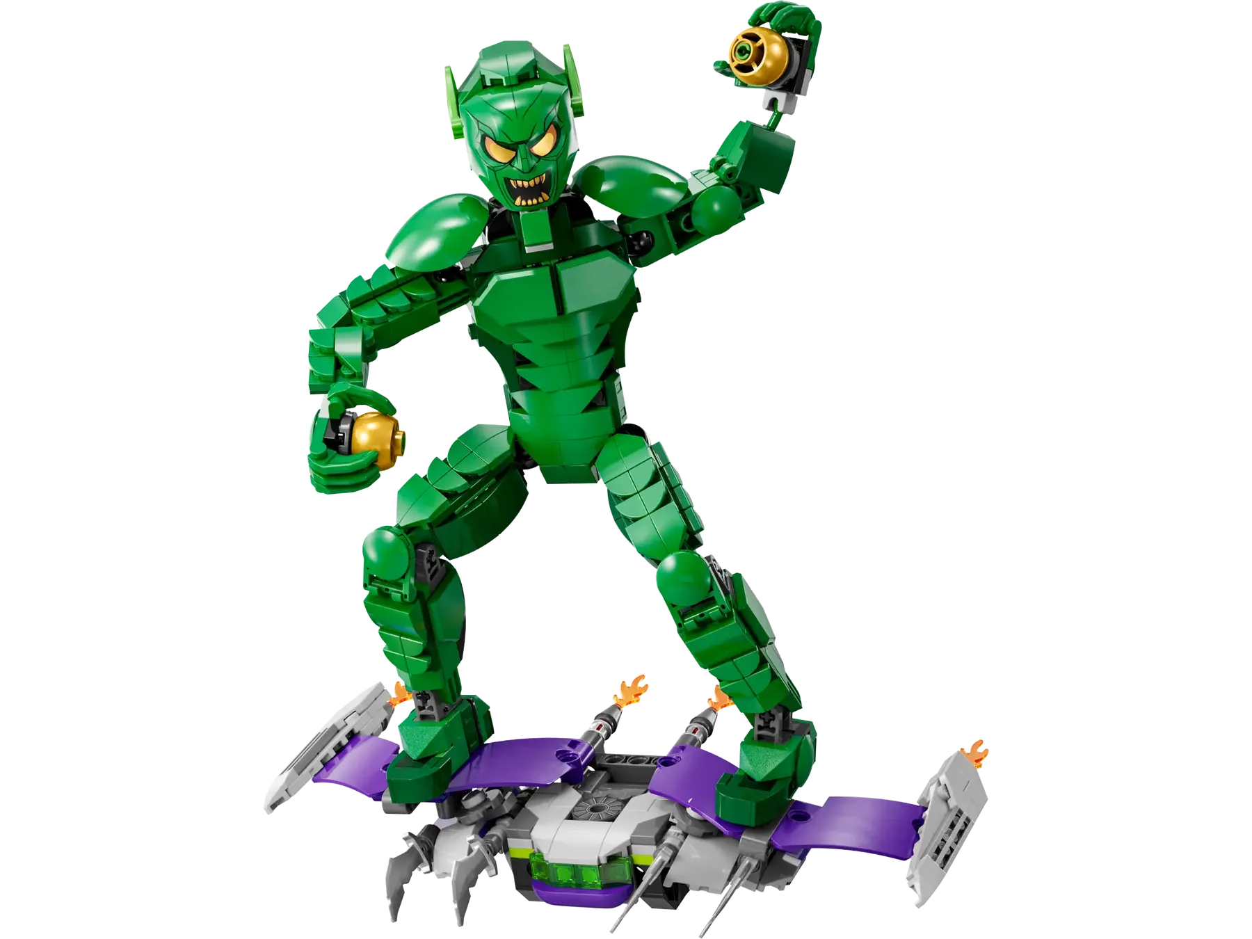 LEGO Marvel Green Goblin Construction Figure - Image 6