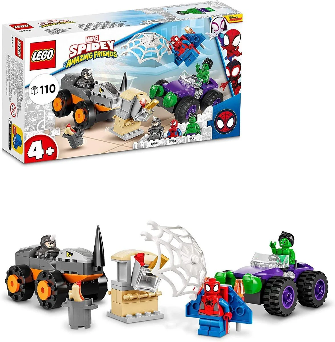 LEGO Marvel Hulk vs. Rhino Truck Showdown 10782 - Image 2