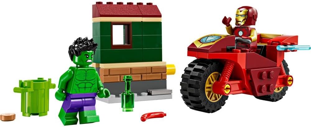 LEGO Marvel Iron Man with Bike and The Hulk 76287/6471520 - Image 3