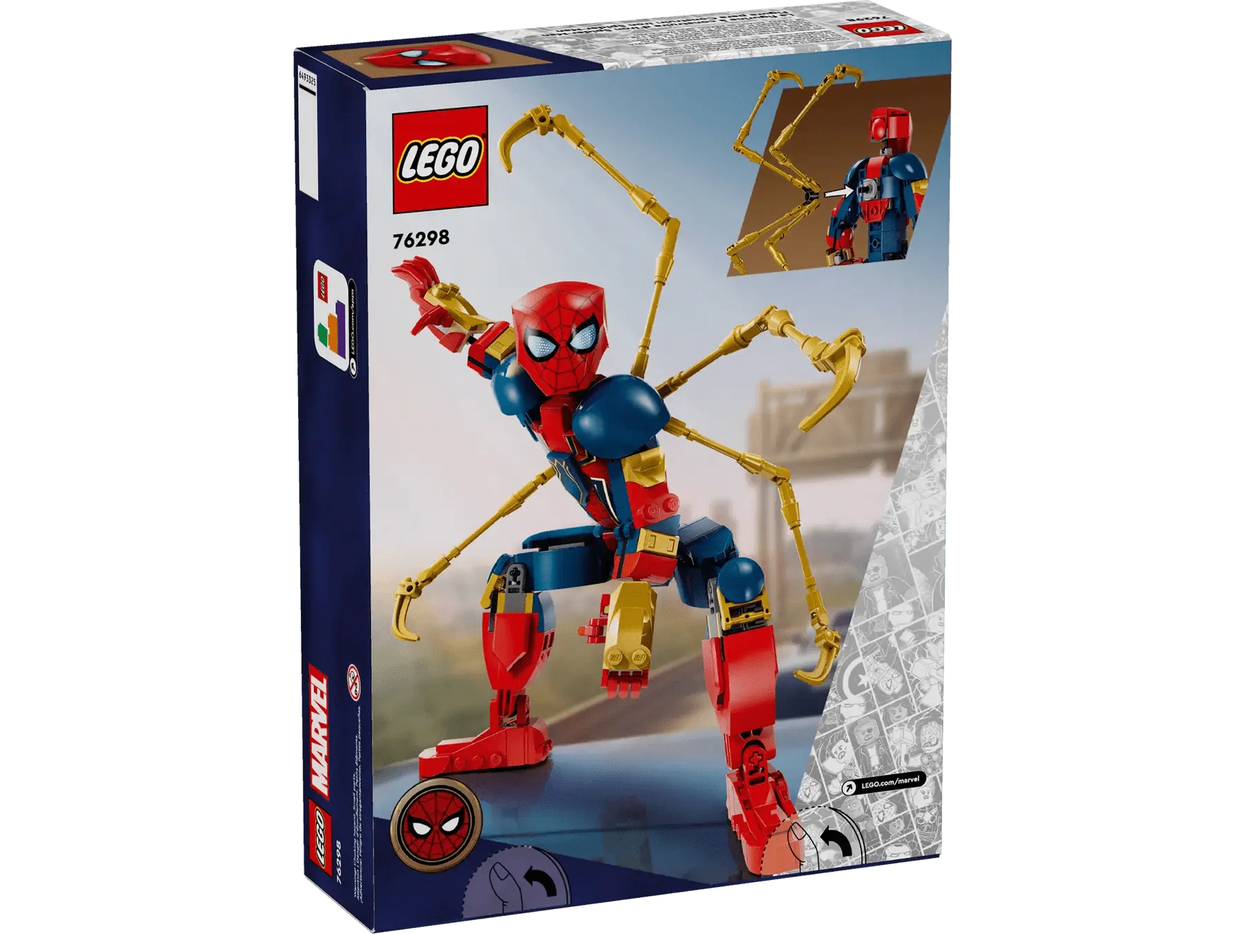 LEGO Marvel Iron Spider-Man Construction Figure - Image 2