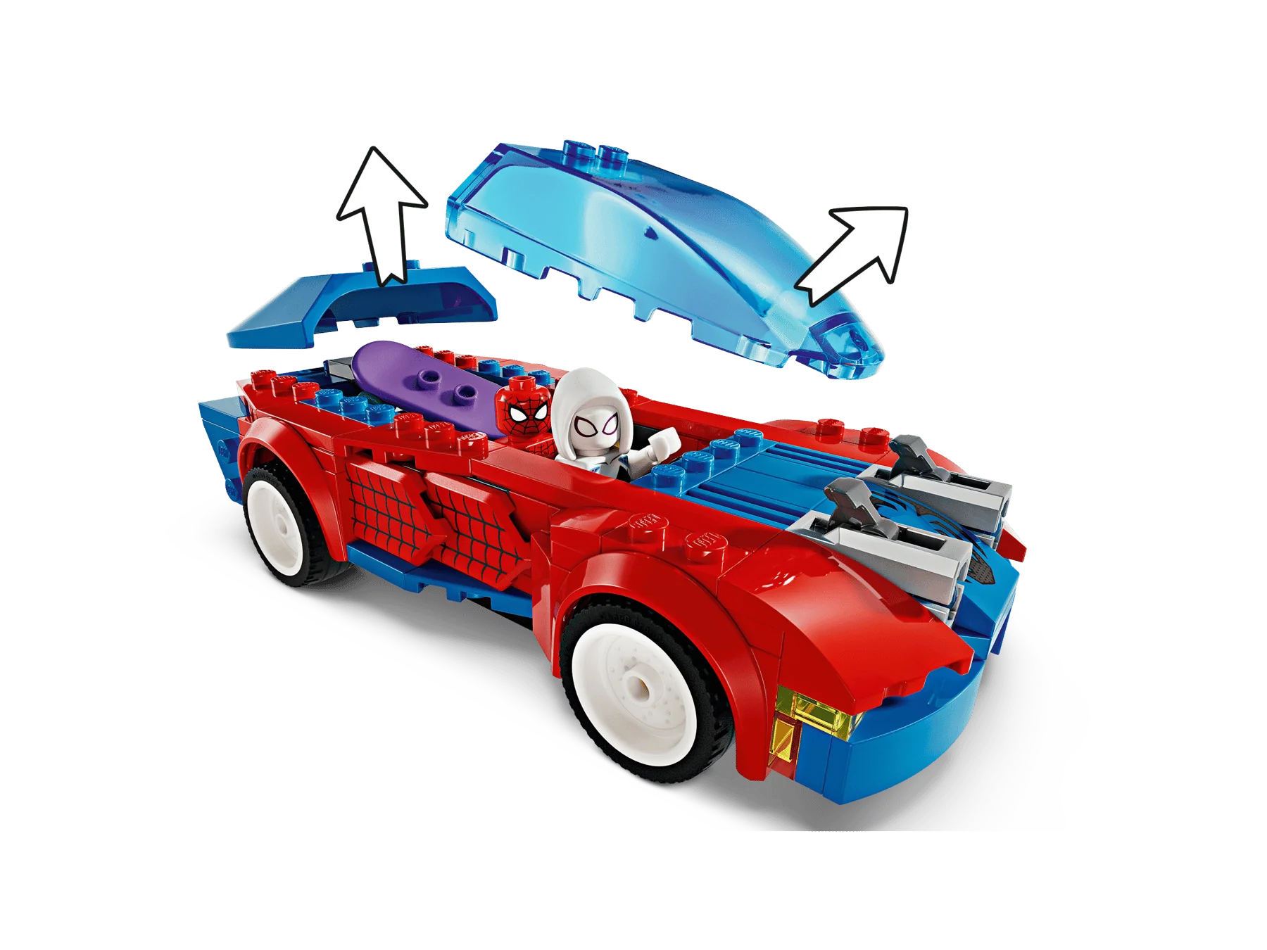 Lego Marvel Spider-Man Race Car & Venom Green Goblin - Image 3