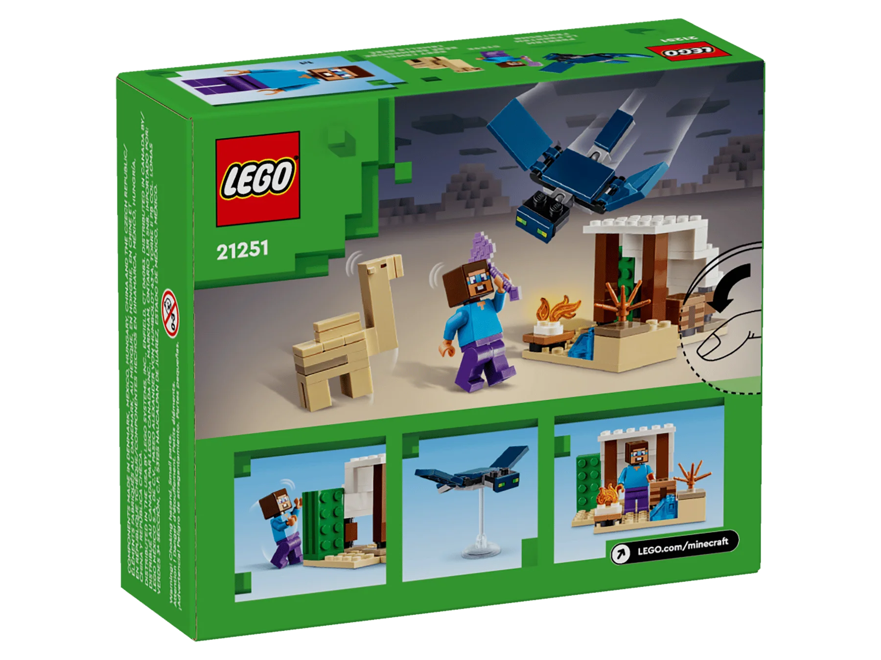 LEGO Minecraft Steves Desert Expedition