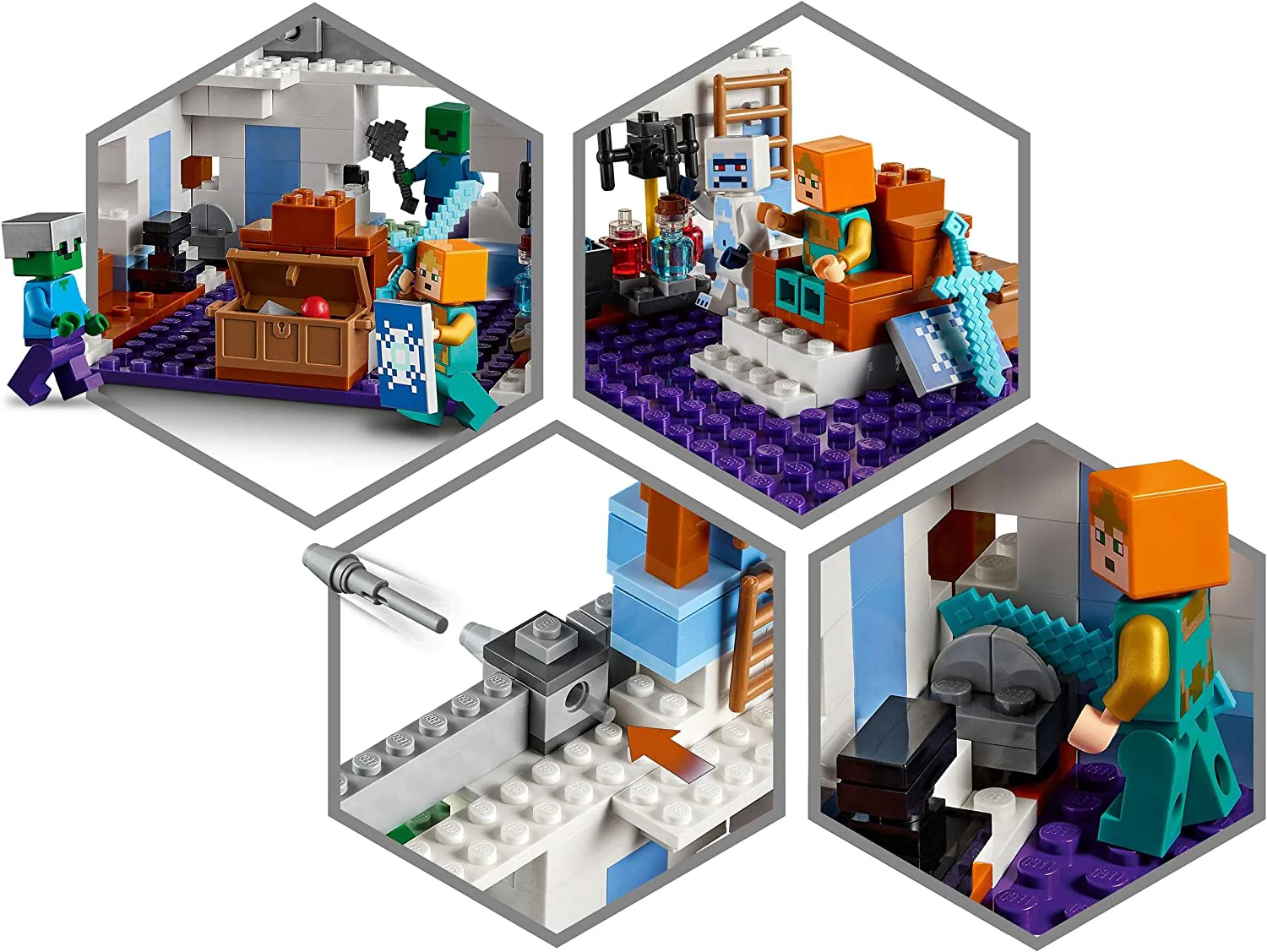 LEGO Minecraft The Ice Castle 6379575/21186 - Image 3