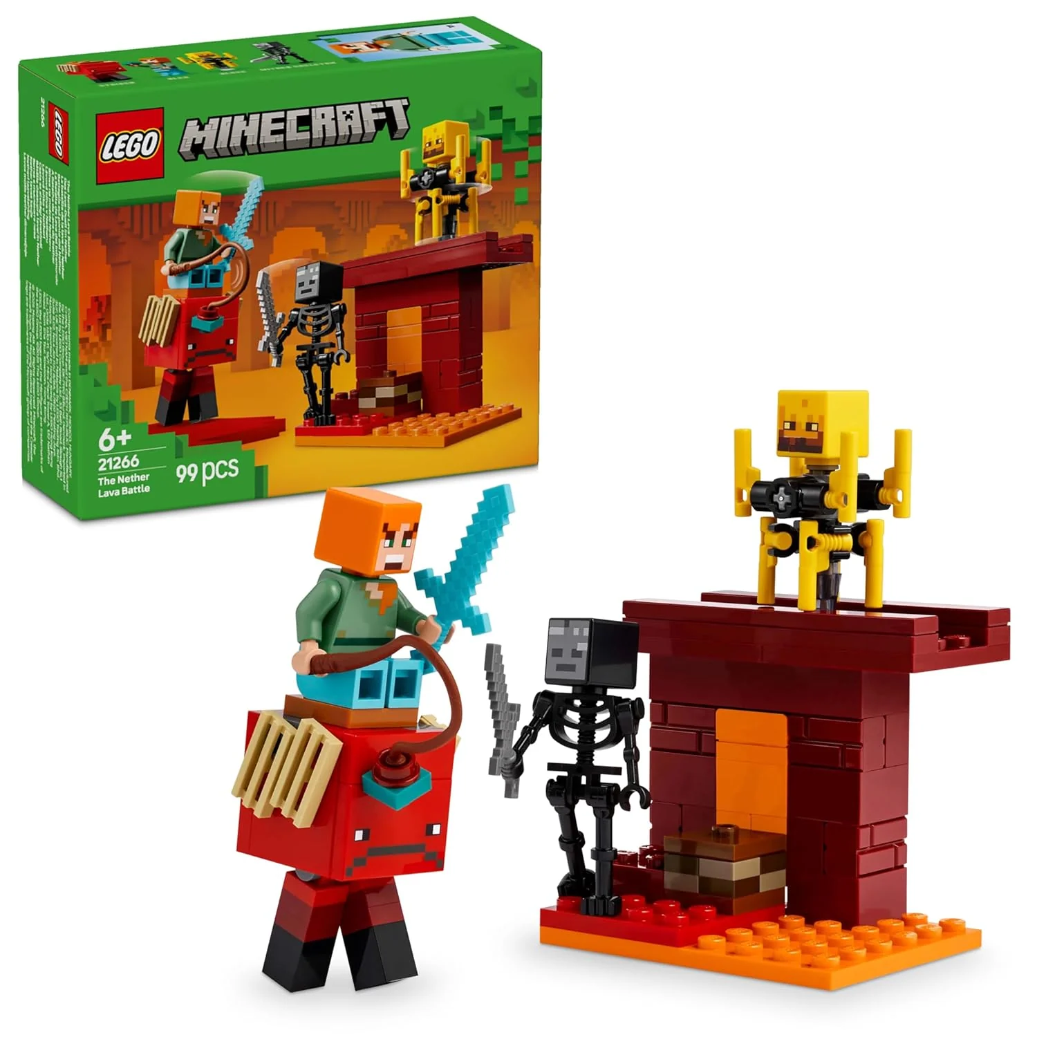 LEGO The Nether Lava Battle 6526772/21266 - Image 3
