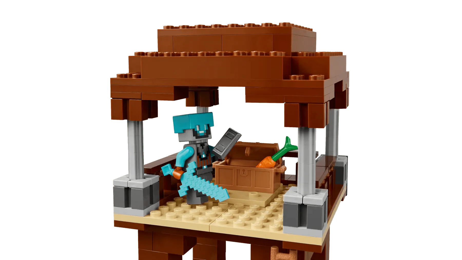 LEGO Minecraft The Pillager Outpost and Ravager 6526796/21278 - Image 8