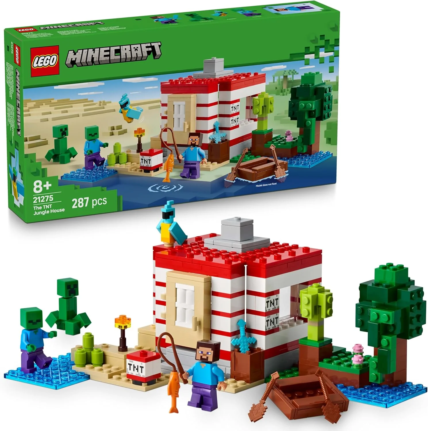 LEGO Minecraft The TNT Jungle House 6526790/21275 - Image 2