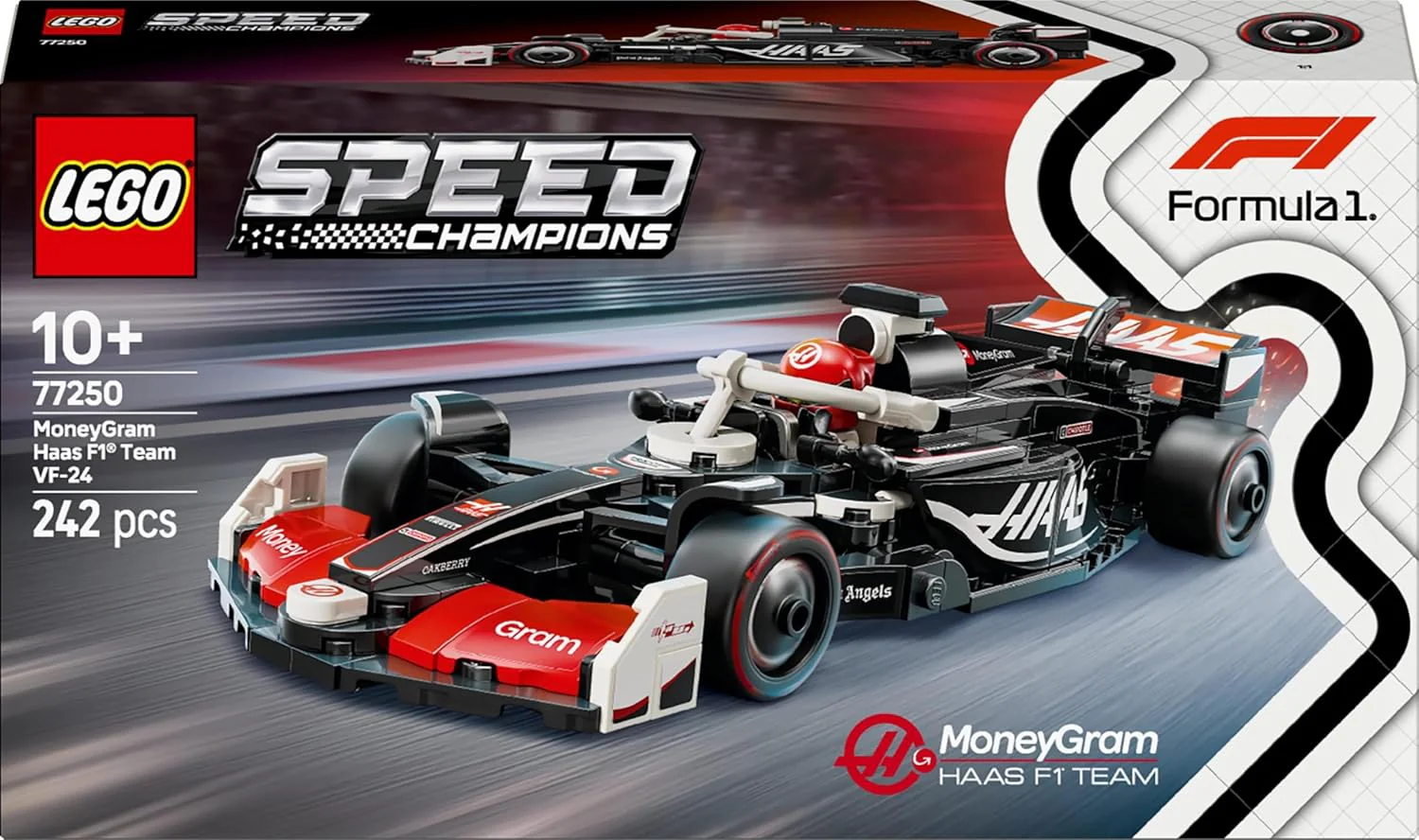 LEGO MoneyGram Haas F1 Team VF-24 Race Car 77250 - Image 2