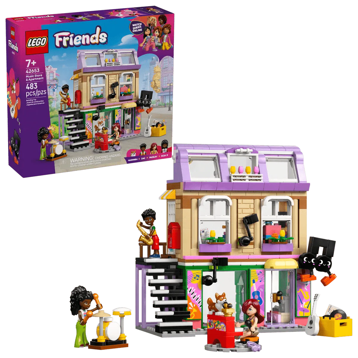 LEGO Music Store & Apartment 42653