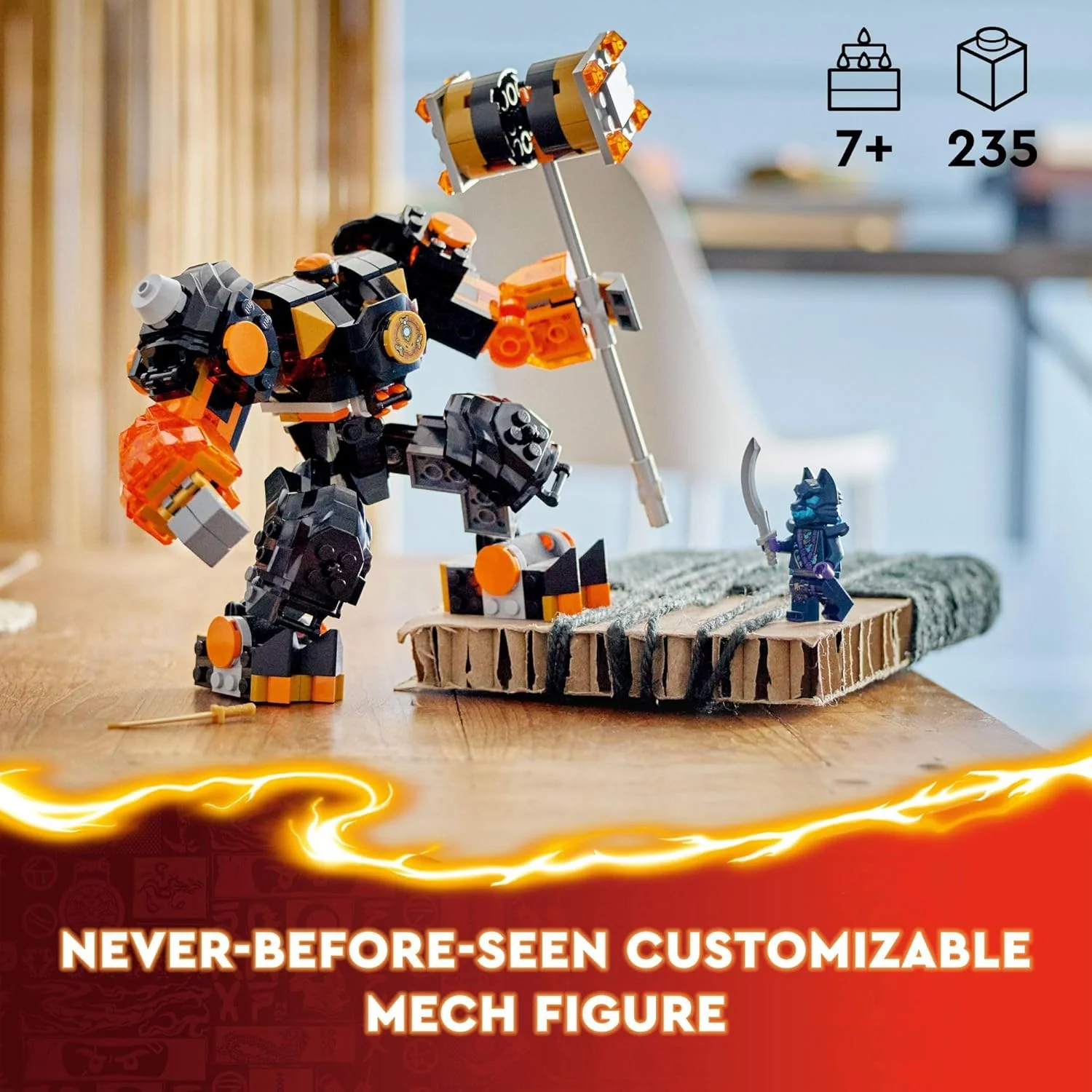 Lego Ninjago Coles Elemental Earth Mech - Image 5