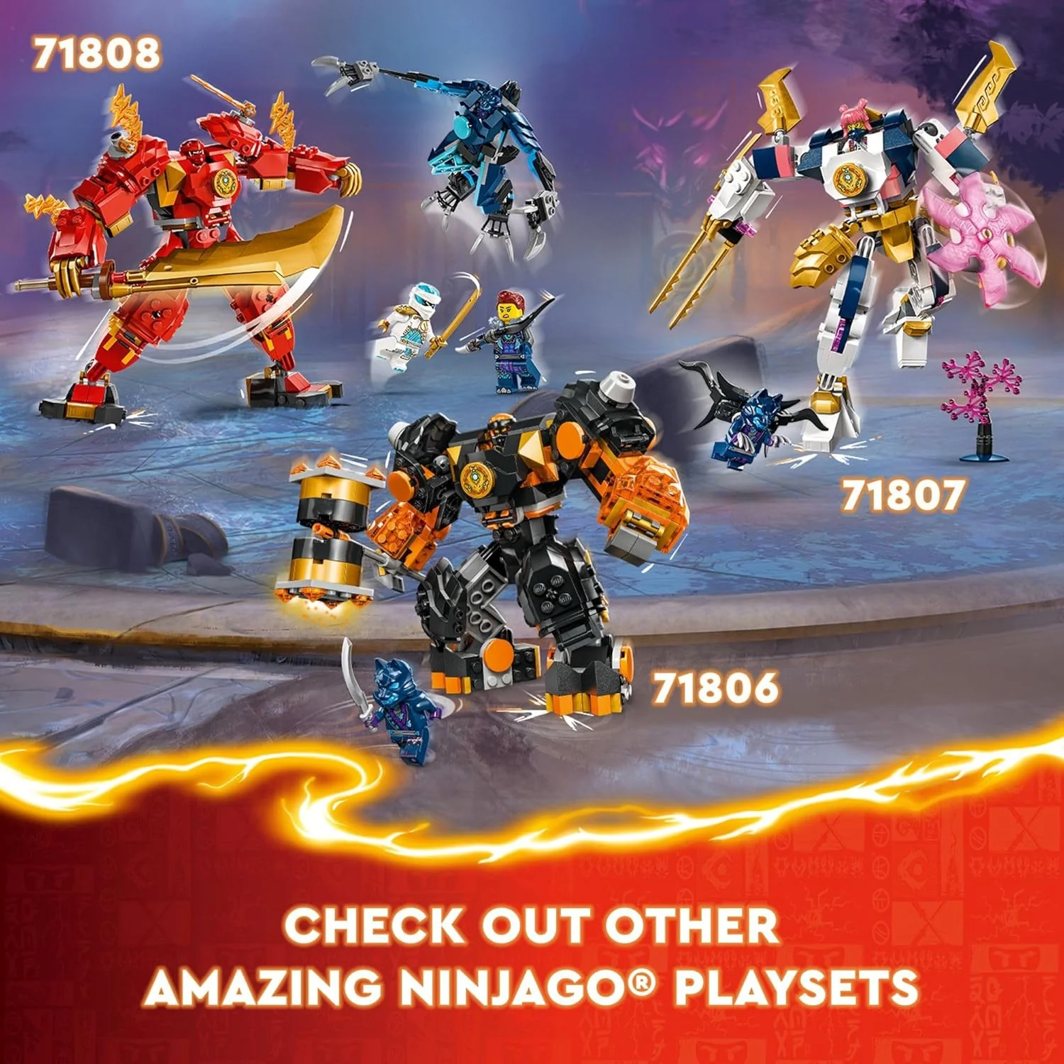 Lego Ninjago Coles Elemental Earth Mech - Image 6
