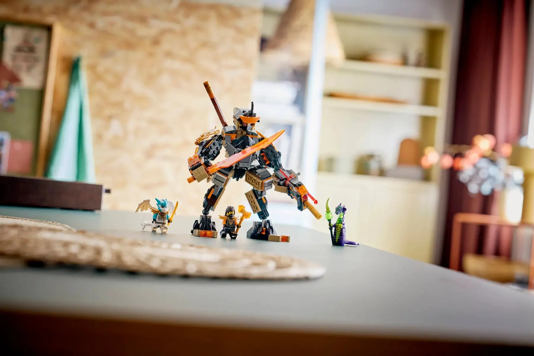 LEGO Ninjago Cole's Mission Mech & Dragon Zane 71854 - Image 4
