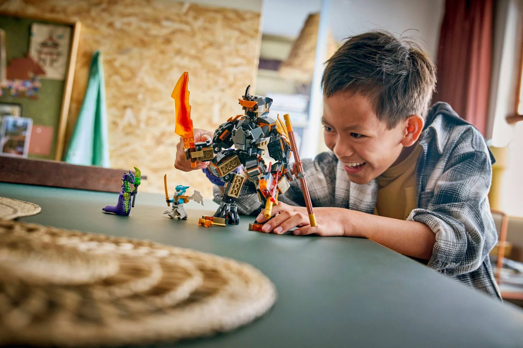 LEGO Ninjago Cole's Mission Mech & Dragon Zane 71854 - Image 6
